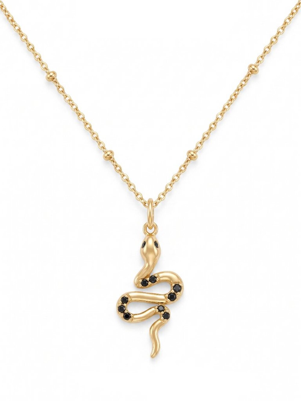 Gold Snake Necklace, Halloween Charmed Aroma